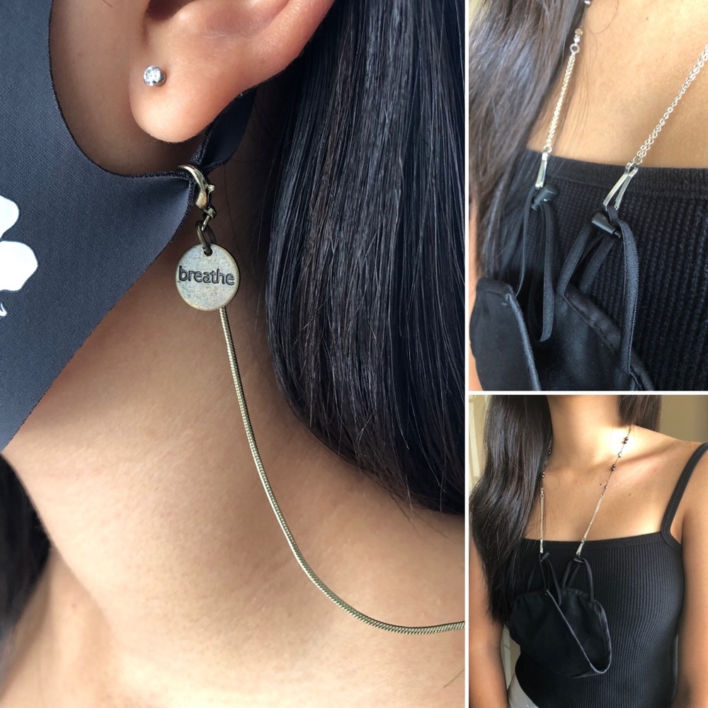 Face mask necklace holder/lanyard/strap